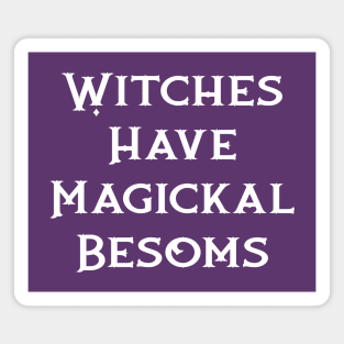 Witches Have Magickal Besoms Cheeky Witch® Magnet